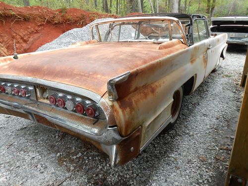 Two 1958 lincoln continental mk iii convertibles, 2 cars! one with factory a/c