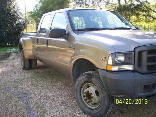 2003 ford f350 superduty crew cab, 4x4, dually ~ 95k miles -fleet mntnd- 1 ownr.