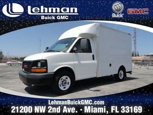 08 gmc savana g3500 10ft box van truck chevy expess clean florida