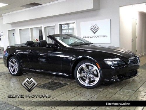 2010 bmw 650i convertible sport pkg heads up