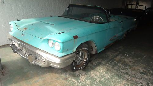 Ford thunderbird convertible 1959 - barn find