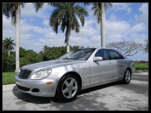 05 s500 navigation, clean carfax, florida car, heated seats, sunroof, xenon fl