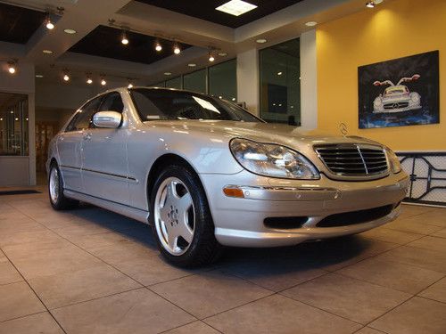 2001 mercedes-benz s55amg 7,700 actual miles