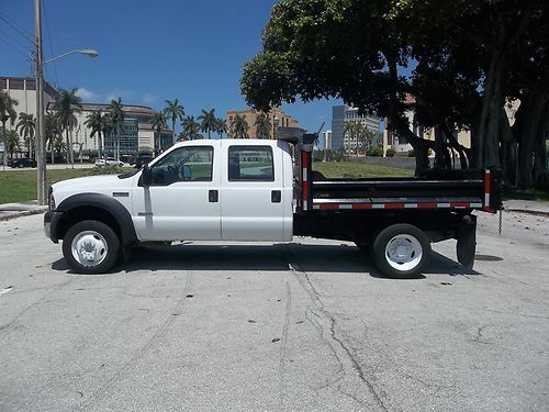 2007 ford f450 xl crewcab dump truck diesel