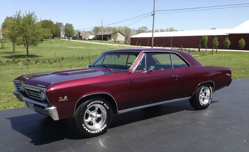 1967 chevelle ss vin # 13817! running a 427 eng, borg warner 4 spd, ps, 12 bolt!