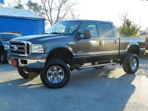 2006 ford f250 4x4 lariat fx4 off road lifted crew cab short bed turbo diesel