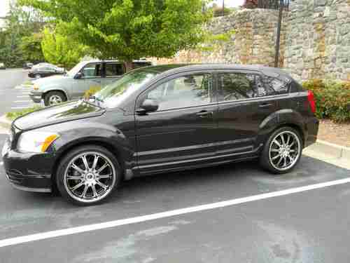 Black 2009 Dodge Caliber SXT_ Good Condition_Brand New Custom 20
