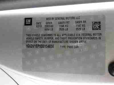 2013 CTS-V Coupe Silver Frost Matte 6.2L SuperCharged V8, US $73,452.00, image 12