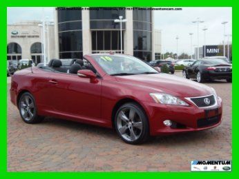 2010 lexus is350 convertible 20k miles*navigation*heat&amp;vent seats*we finance!!