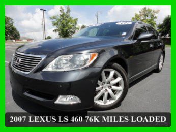 2007 lexus ls 460 premium navi rear camera heated cooled seats park assist clean