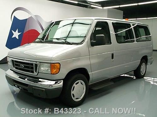 2006 ford e150 8-passenger van 5.4l v8 partition 45k mi texas direct auto