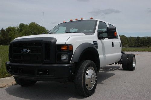 2008 ford f450 xlt crew cab 4wd -9.5 ft frame