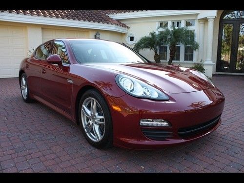 2013 porsche panamera sedan - 4k miles, nav, sat, cam, cool seats, estate car