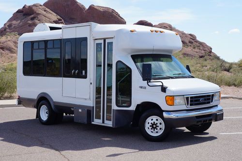 2004 ford e-450 shuttle bus cng 10 passenger+ van with 83k original miles!!