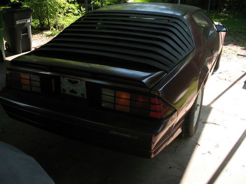 1988 chevy camaro in good shape.  very cool looking! 350v8, hot rod!