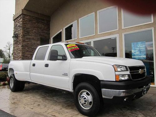 2006 chevrolet silverado 3500 crew cab dually duramax 4wd! **rare**