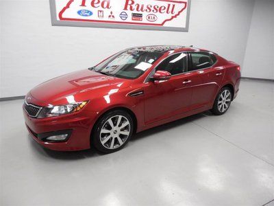 1 owner kia optima sx-t gdi leather sunroof infinity pkg rr camera bluetooth