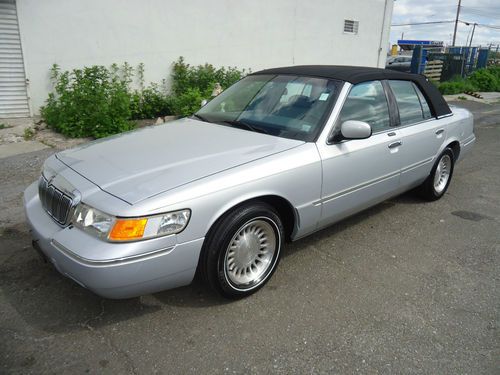 2002 mercury grand marquis ls sedan 28k miles leather one-owner perfect carfax!