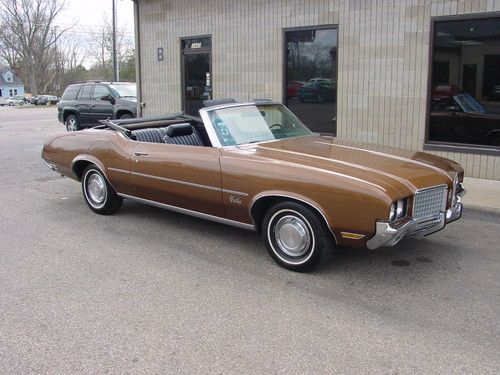 1972 oldsmobile cutlass supreme convertible nice car automatic 350 power