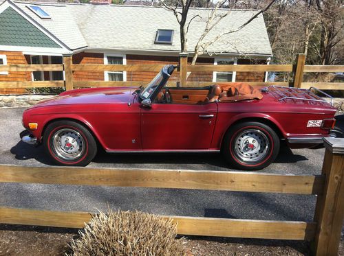 1974 triumph tr 6 convertible