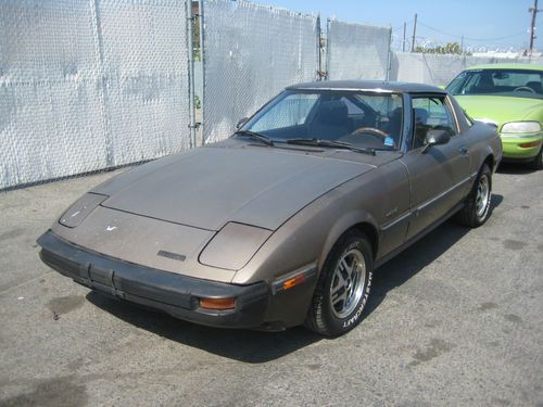 1985 mazda rx7, no reserve