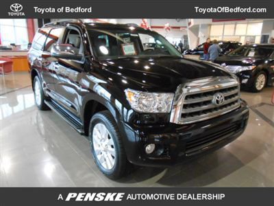 2012 toyota sequoia platinum black certified 5400 miles dealer demo