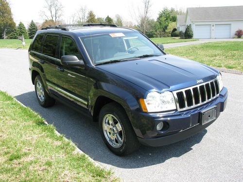 2006 jeep grand cherokee 65th anniversary edition sport utility 4-door 4.7l