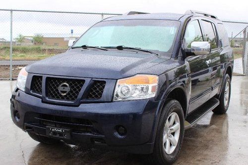 2009 nissan armada salvage repairable rebuilder only 63k miles runs!!!