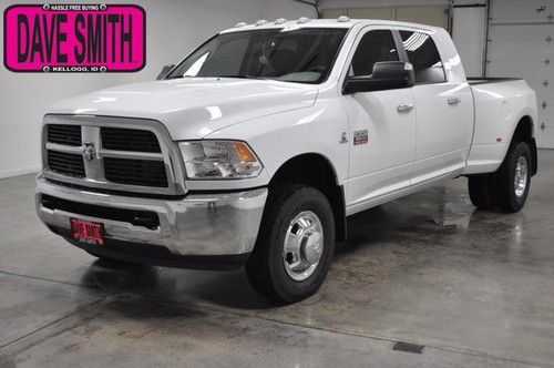 2012 new white dodge dually mega slt 4wd diesel auto premium cloth!!!
