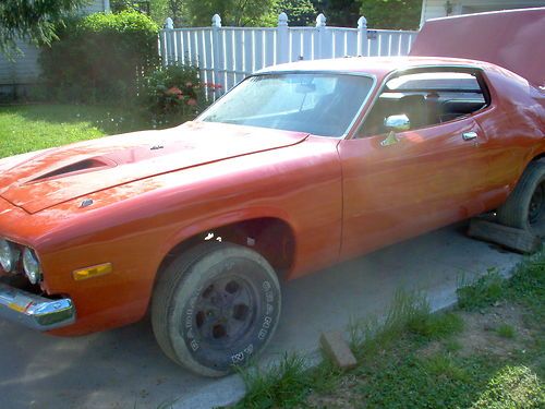 1973 plymouth roadrunner factory 440 gtx north dakota car