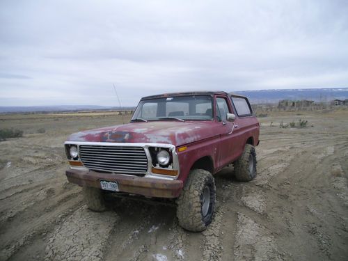 1978 ford bronco custom sport utility 2-door 6.6l