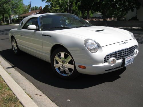 2002 ford thunderbird convertible 2 tops