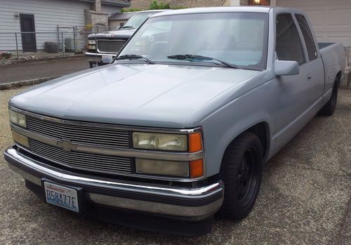 91 Chevrolet Silverado Lowered 700R4 Trans Belltech 17