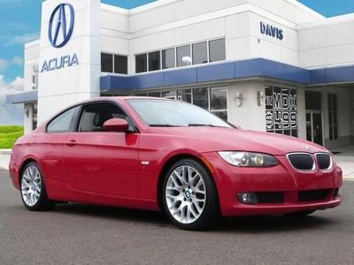 2009 60231 low miles clean carfax coupe auto rwd red gray black leather