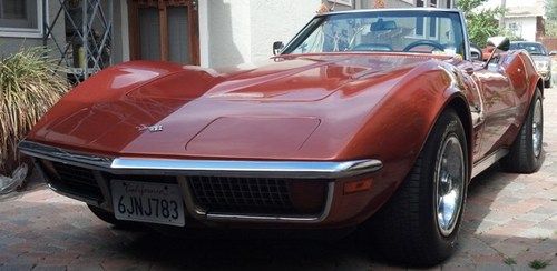 Fully restored 1972 corvette conv 22k miles, deluxe interior, air conditioning