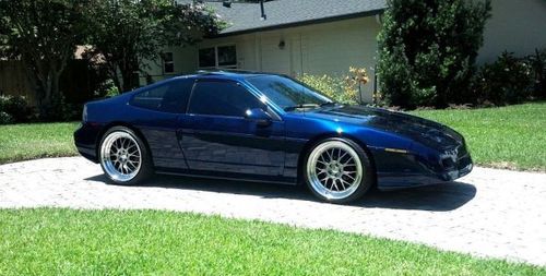 1986 pontiac fiero no reserve!!! calendar/show car! kyb/eibach! 19" wheels!