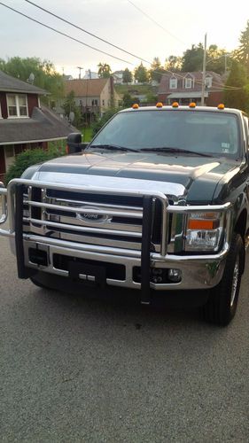 2010 ford f-350 xlt 4x4 6.4l turbo diesel w/ 5th wheel hitch &amp; brush bar 21k mi