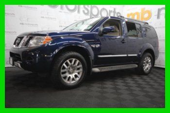 2010 pathfinder le navigation leather sunroof tv/dvd 3rd row only 32k miles!!!!!