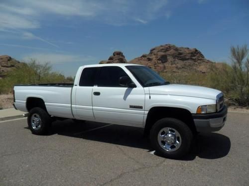 2001 dodge ram 2500 quad cab 4x4 cummins diesel long bed clean no rust!!!!