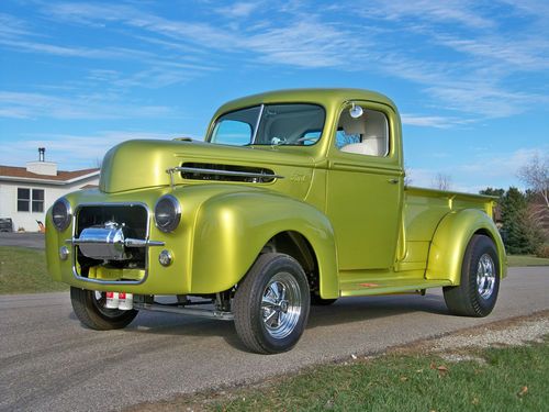 1947 ford "gasser" pickup- magazine centerfold