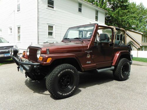 2001 jeep wrangler sahara sport utility 2-door 4.0l