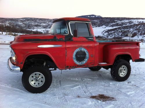 1957 chevy 4x4 truck, image 15