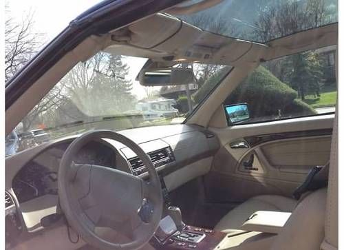 1998 Mercedes Benz SL 500 Roadster beige interior, special edition low miles 64K, image 4