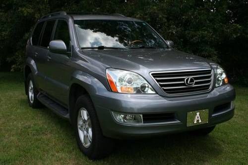 2004 lexus gx470, suv, 4wd , dvd, 3rd row, nav. rear camera, blue