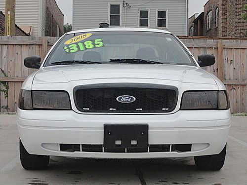 2008 ford crown victoria police interceptor , clear paint , strong drive warrnty