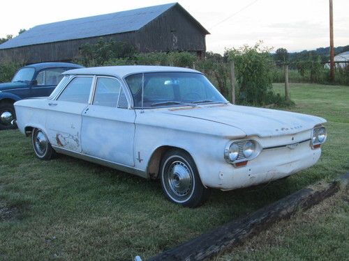 1964 chevrolet corvair. 4 door, automatic, factory a/c car.