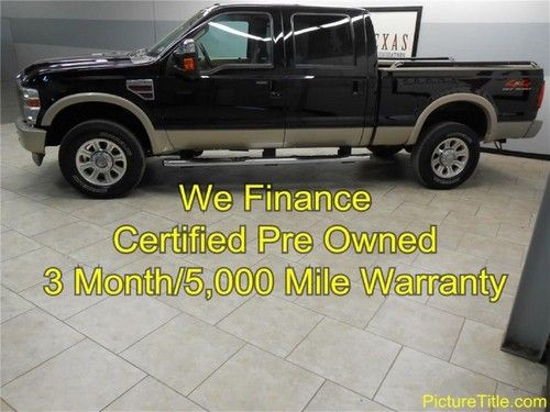 08 f350 4x4 king ranch gps navi sunroof warranty finance texas