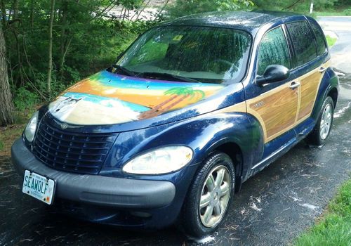 2002 chrysler pt cruiser limited wagon 4-door 2.4l running for part restoration