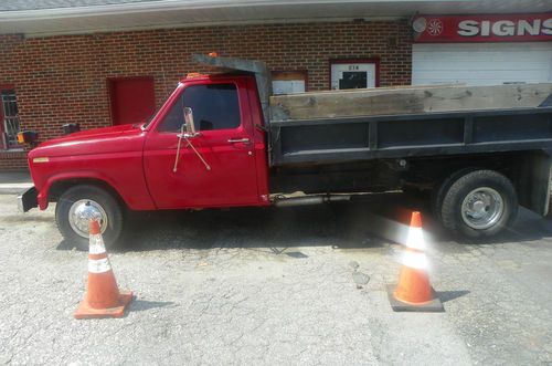 1985 ford f 350 dump truck