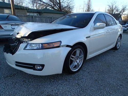 2008 acura tl, navigation, salvage, damaged, wrecked, runs and drives, acura
